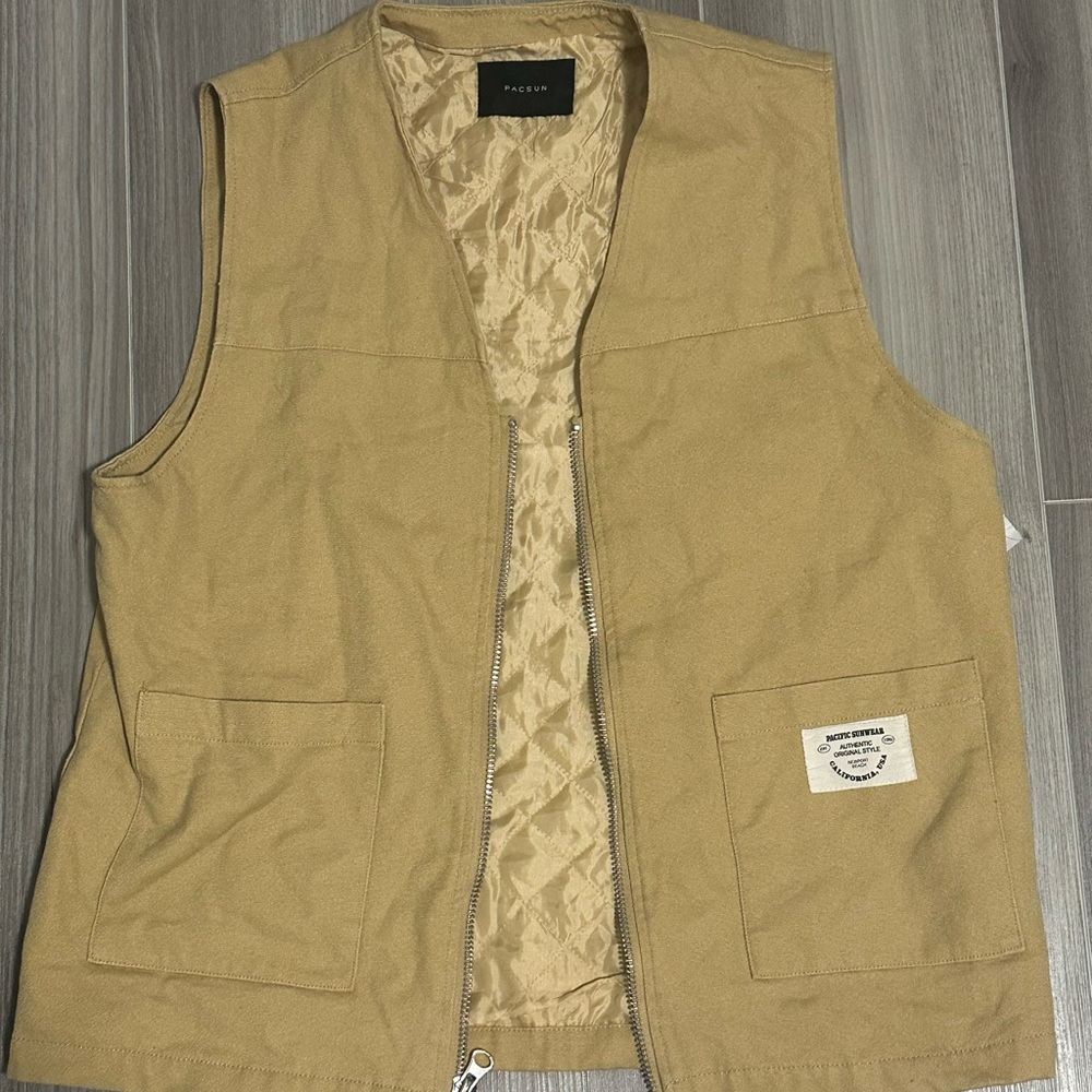 pacsun vintage sleeveless vest